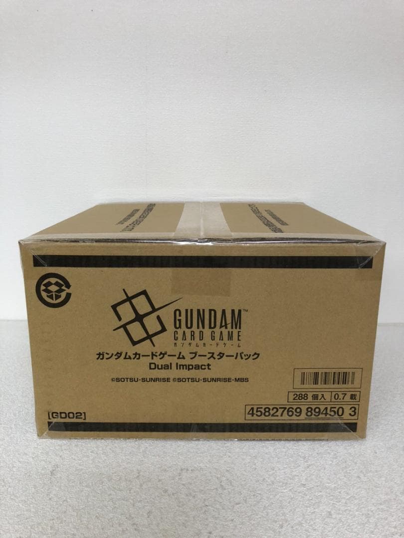 【未開封カートン】ガンダムカードゲーム Dual Impact【GD02】①
