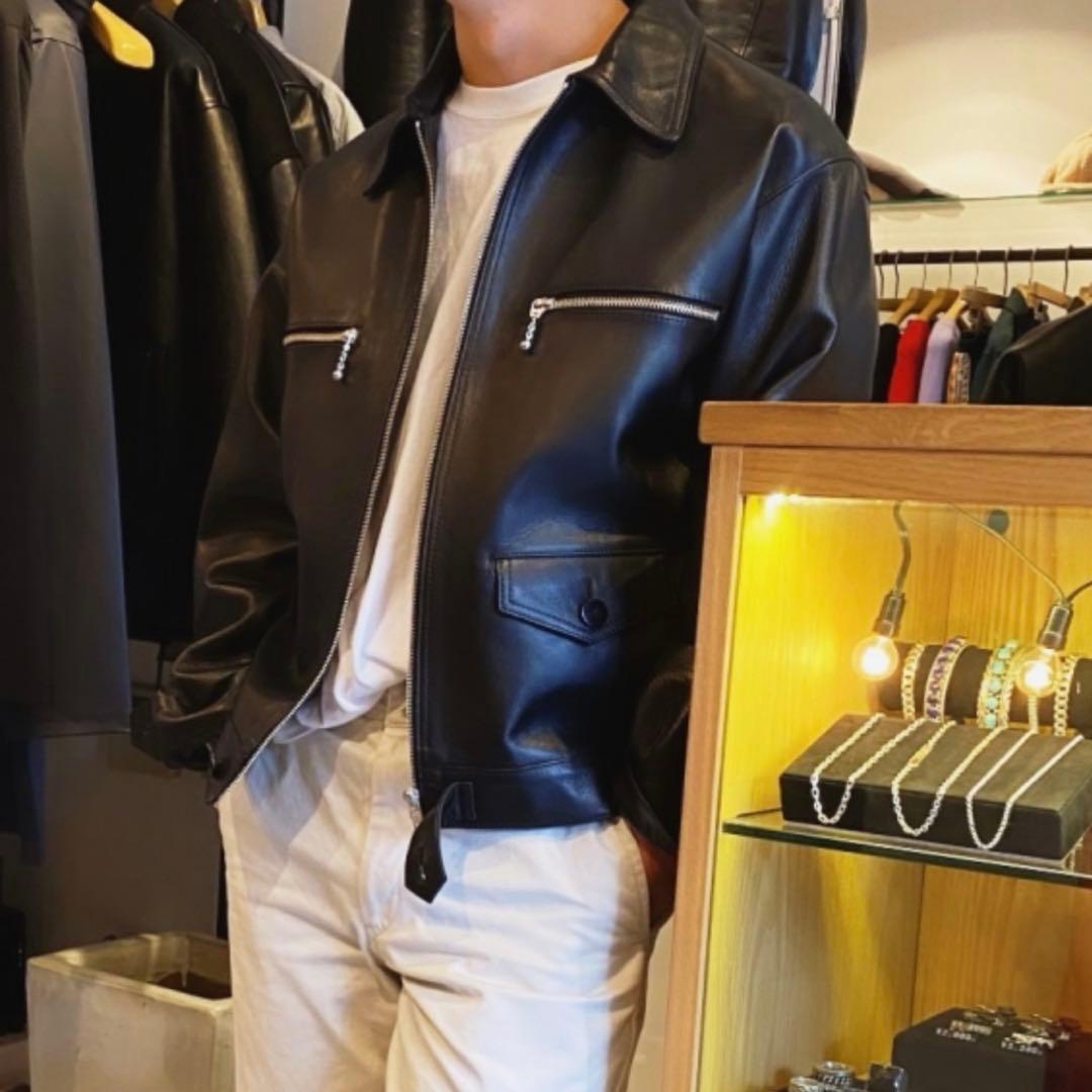 time is on タイムイズオン LEATHER レザー ジャケット
