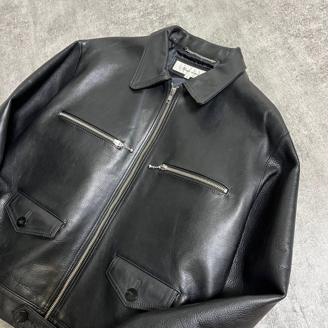time is on タイムイズオン LEATHER レザー ジャケット