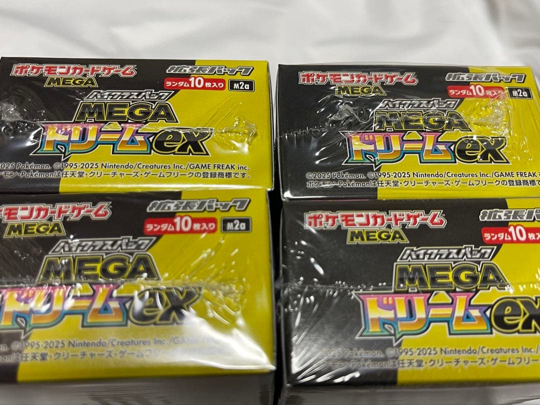 ポケモンカードゲーム MEGAドリームEX 4パックセット　全シュリンク付き