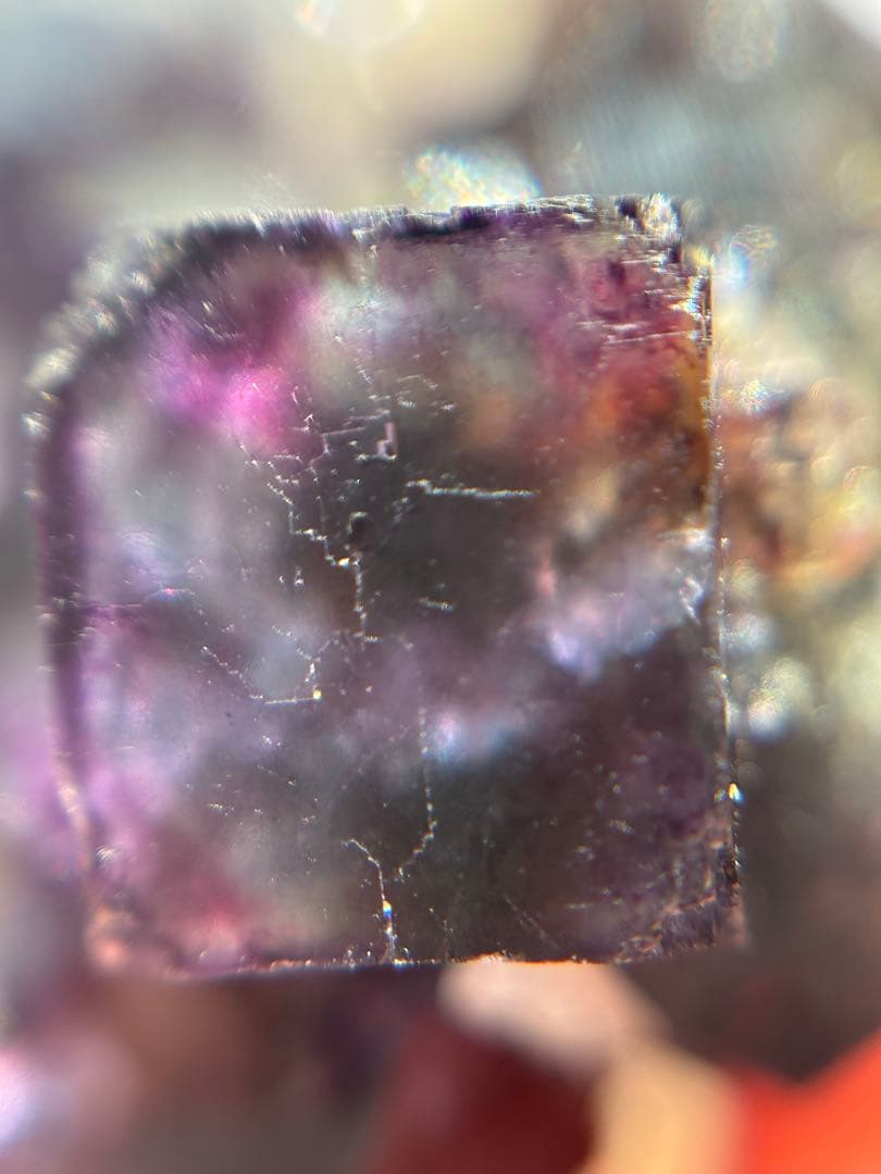 ナミビア　オコルス　ブルー　パープル　グリーン　フローライト　原石　鉱物標本