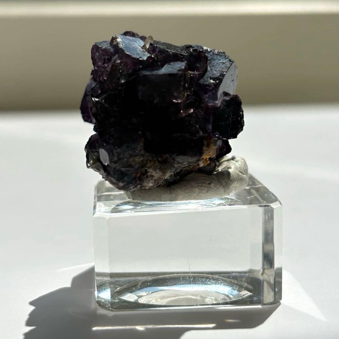 ナミビア　オコルス　ブルー　パープル　グリーン　フローライト　原石　鉱物標本