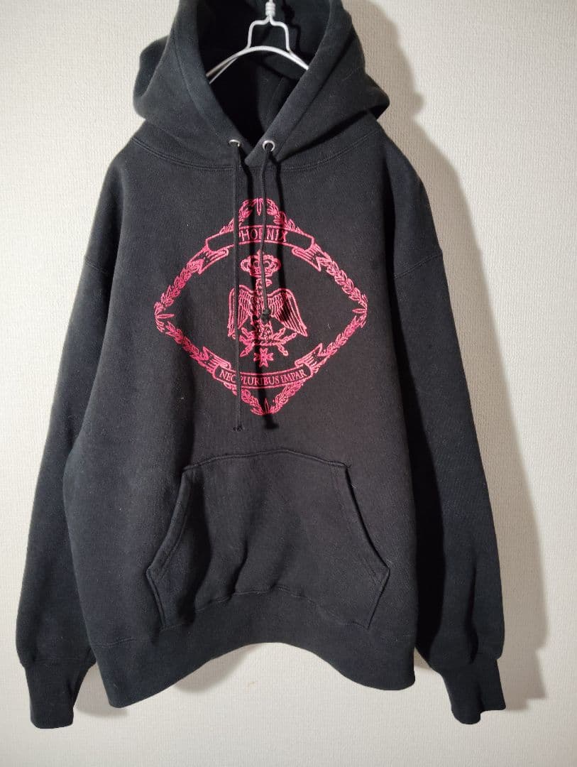 PHOENIX ロゴ刺繍 黒パーカー ヴィンテージ バンドT ダフト・パンク