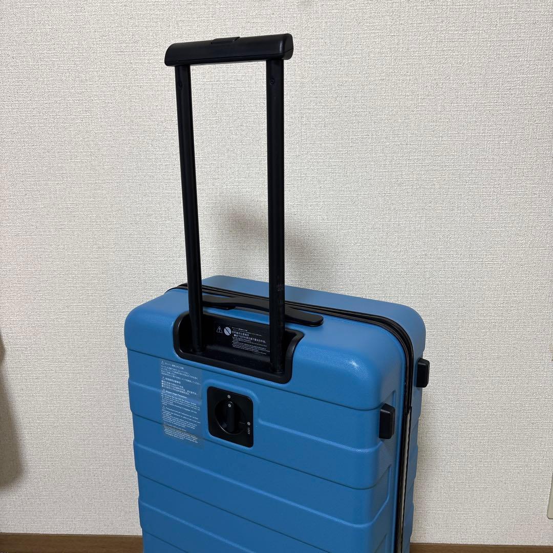 値下げ可　無印良品　限定色ブルースーツケース