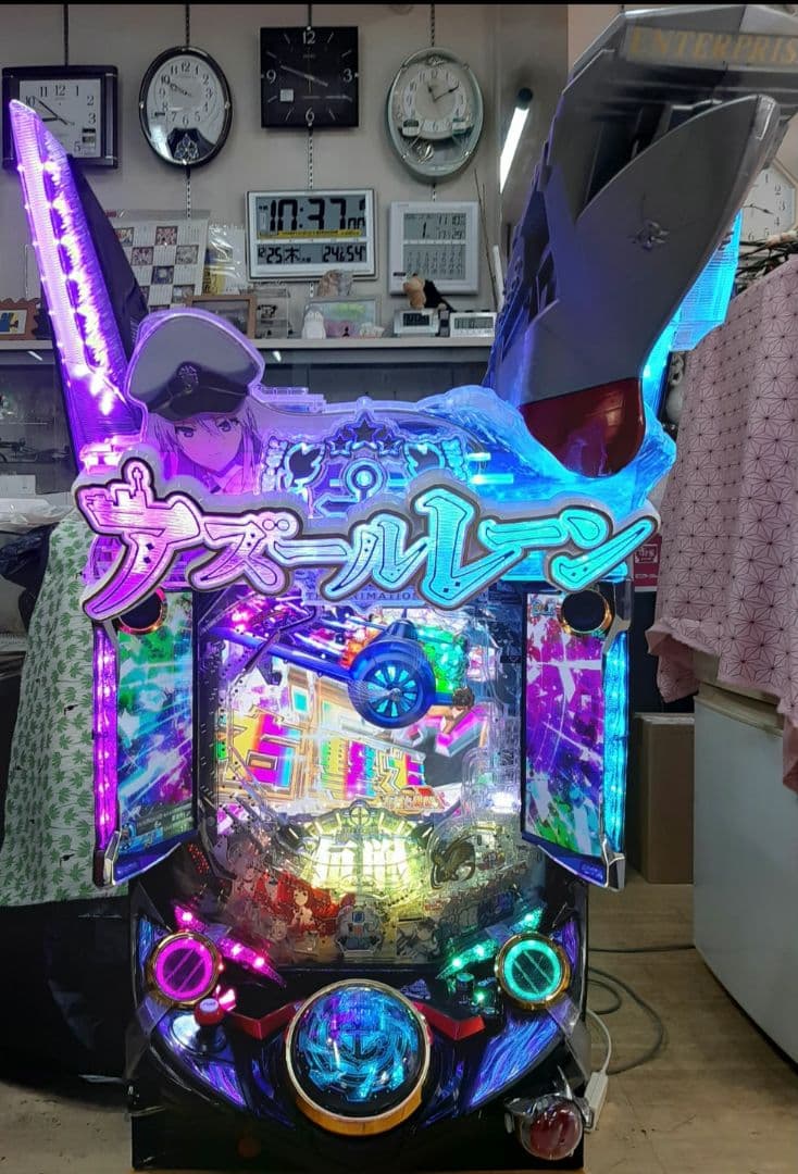 パチンコ実機　PアズールレーンTHE ANIMATION/循環/前面操作オート機