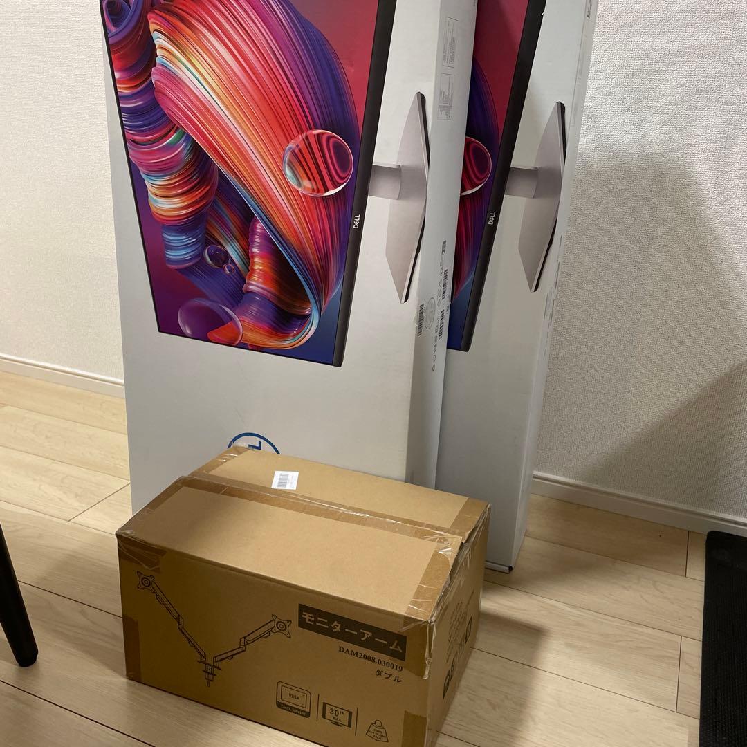 DELL S2722QC 27インチ4Kモニター 2枚