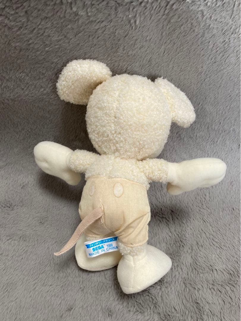 ディズニー　ホワイト　1999年　レトロ　ぬいぐるみ
