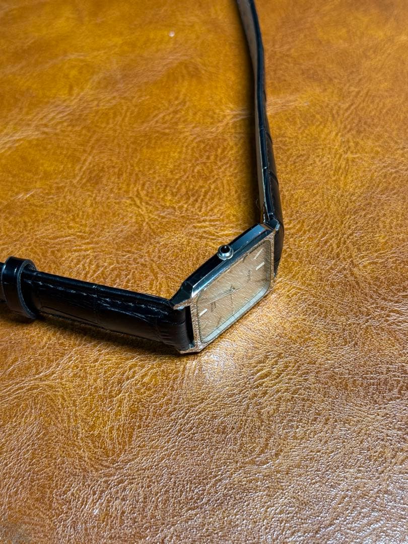 A139 希少 稼動品 SEIKO DOLCE スクエア型 80年代ヴィンテージ