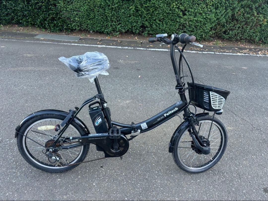 電動アシスト折りたたみ自転車 peltech