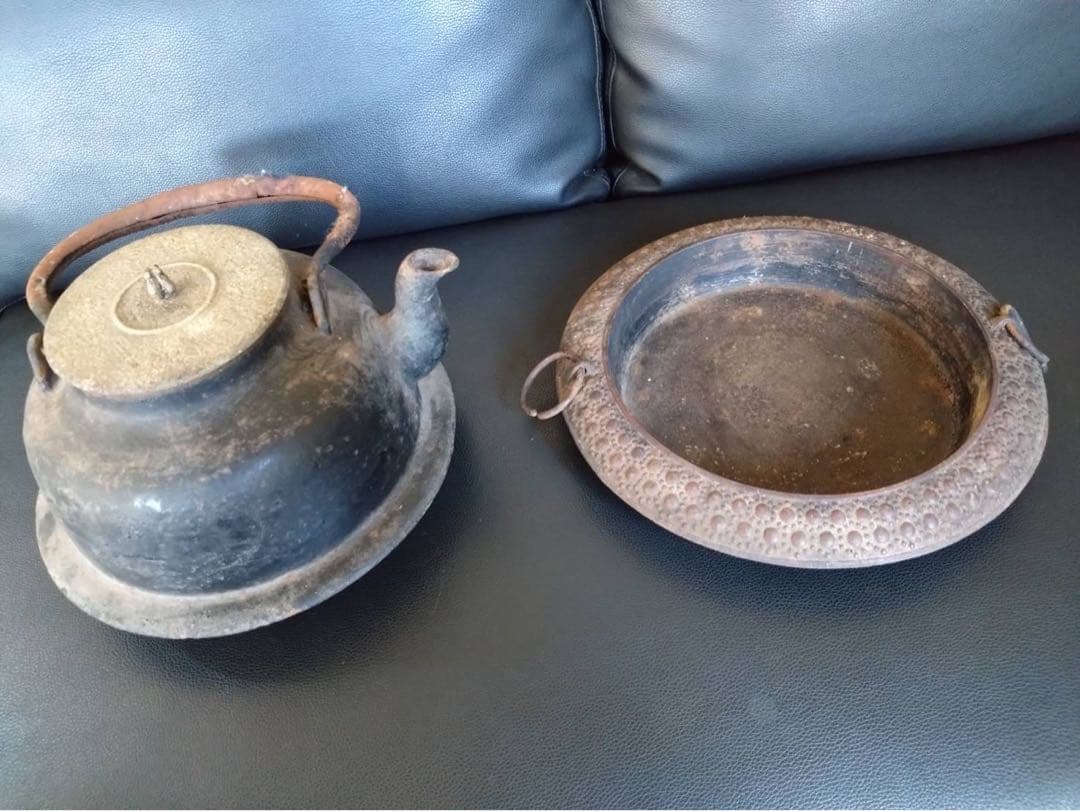 鉄瓶と鉄鍋　２ケセット