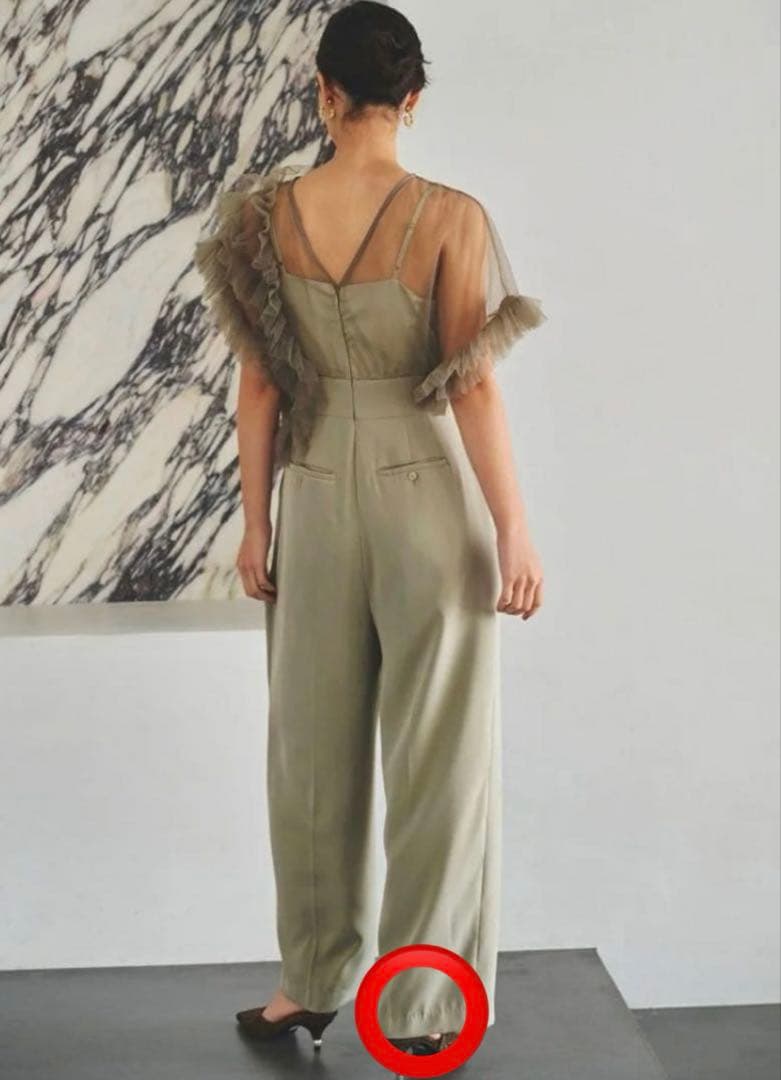 ラグナムーン　LADYチュールドッキングコンビネゾン　ミント　L