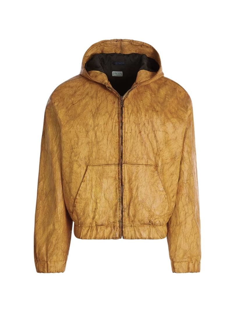 p*i様 GUESS USA Crackled hooded jacket