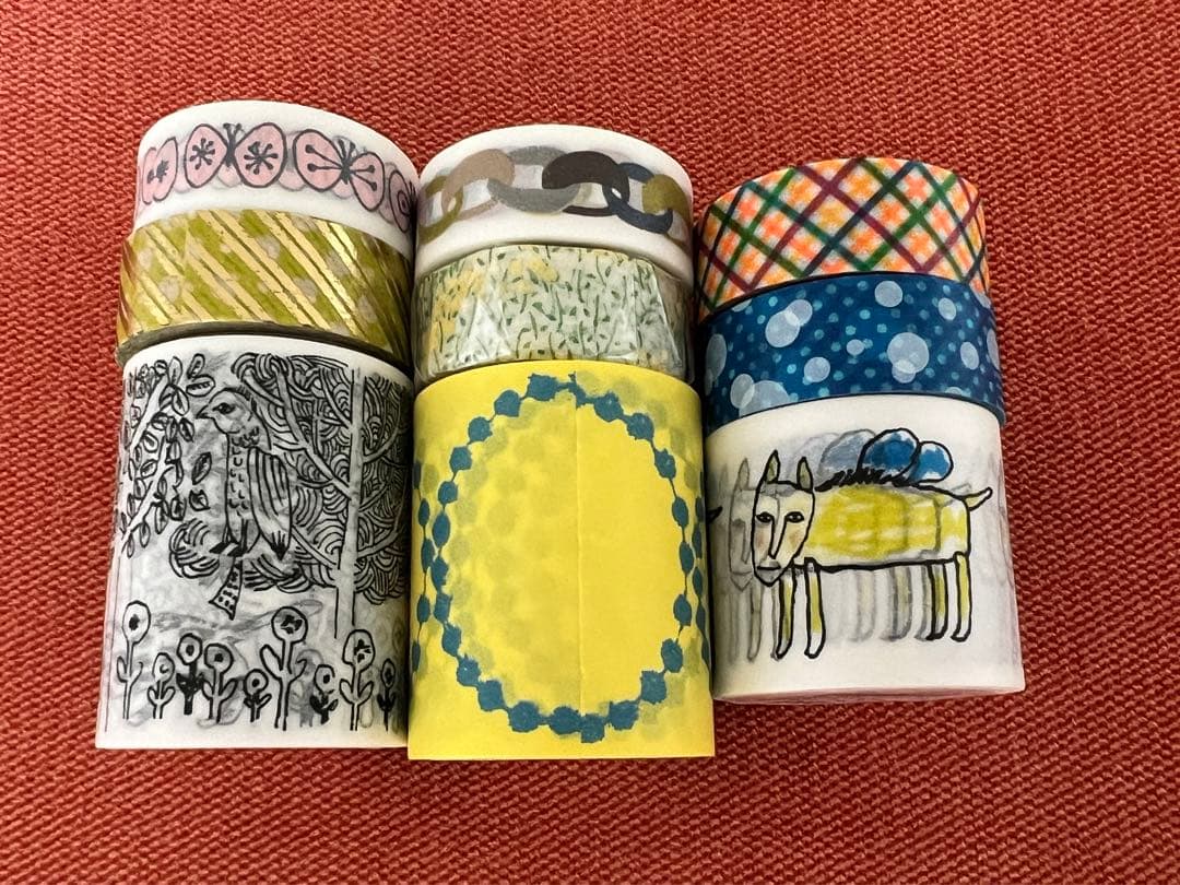 mtlab 復刻マスキングテープ ミナペルホネン 9個セット