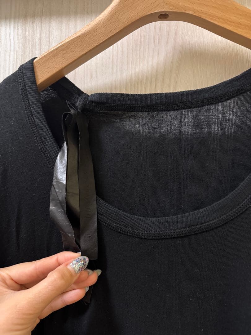 BORIS BIDJAN SABERI 黒 半袖Tシャツ