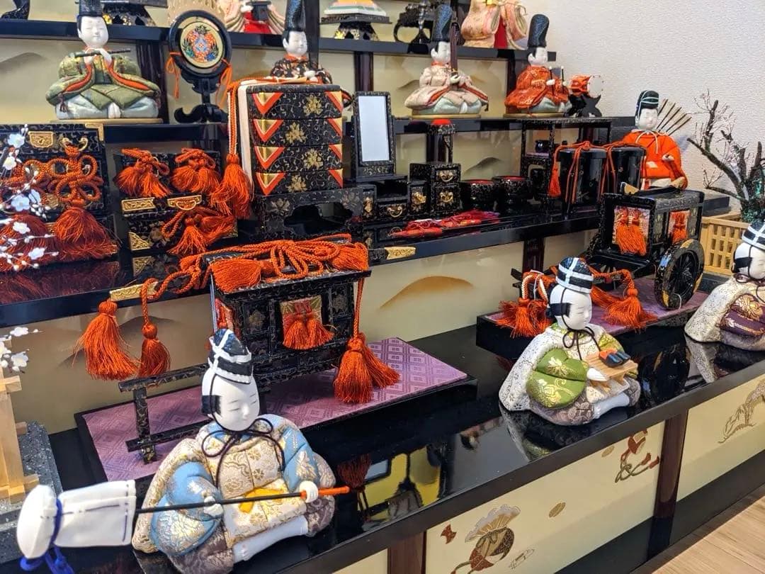 【手渡し限定】雛人形 五段飾 真多呂 収納用桐箱付き 伝統工芸品