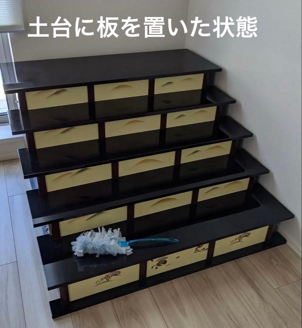 【手渡し限定】雛人形 五段飾 真多呂 収納用桐箱付き 伝統工芸品