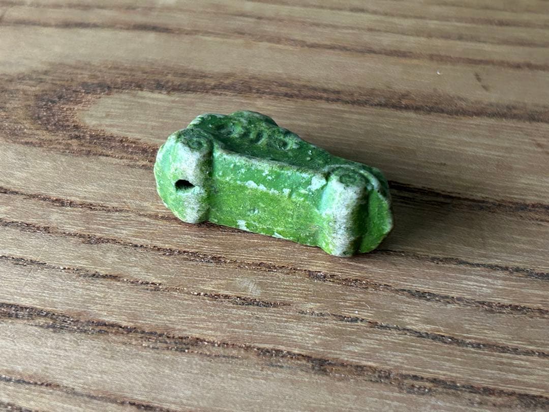 戦前 昭和16年頃 グリコのおまけ 素焼き 装甲車 貴重 第二次世界大戦