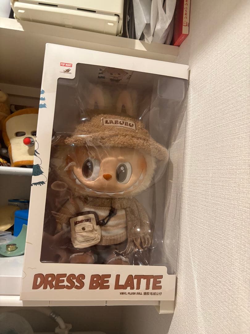 LABUBU ラブブぬいぐるみラテlatte popmart