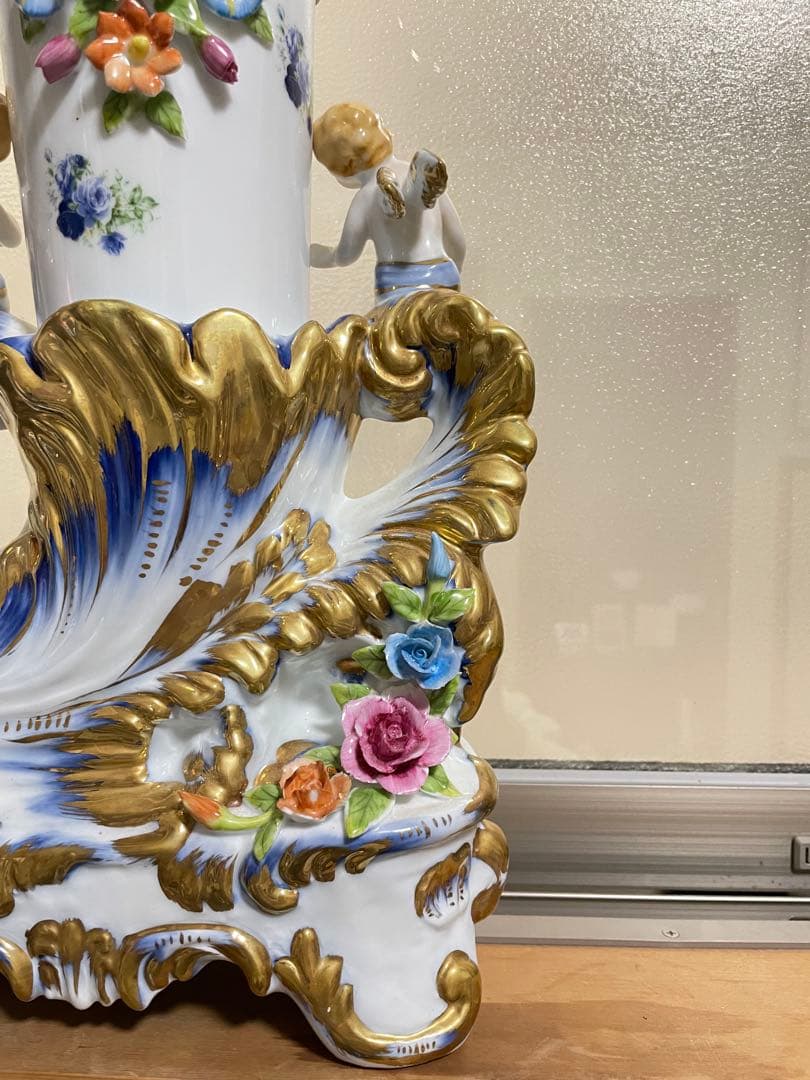 インテリア置物　エンジェル花瓶全長約４０センチ。