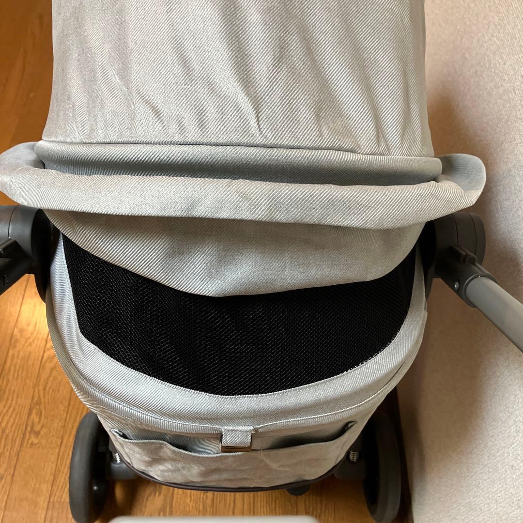 コムペット　ルルテイル　ラバーロックグレー　ペットカート compet