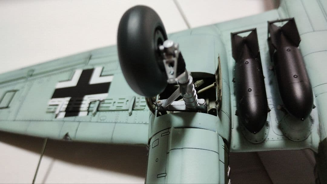 プラモデル完成機　1/48　ユンカース　Ju88A-4