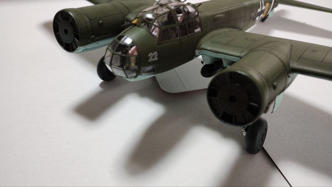 プラモデル完成機　1/48　ユンカース　Ju88A-4