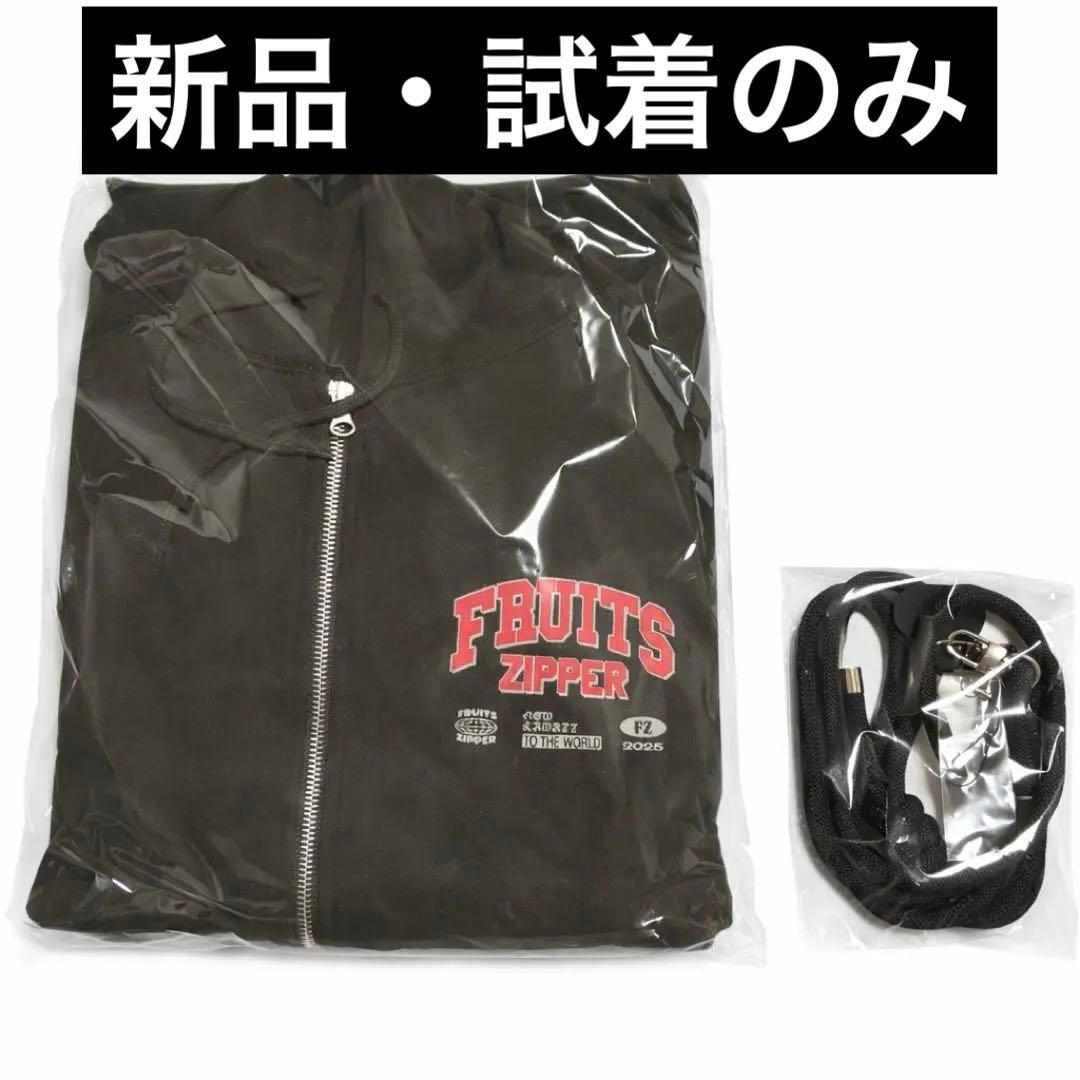 FRUITSZIPPER OSHIAPI ジップアップフーディ スマホストラップ