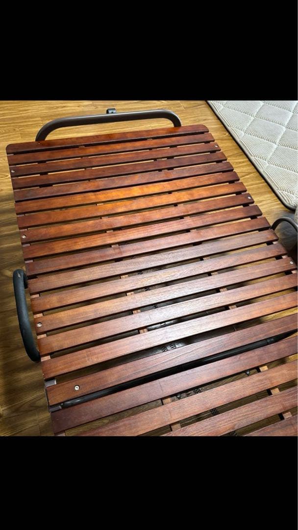 耐荷重300kg 桐製スノコ折りたたみベッド