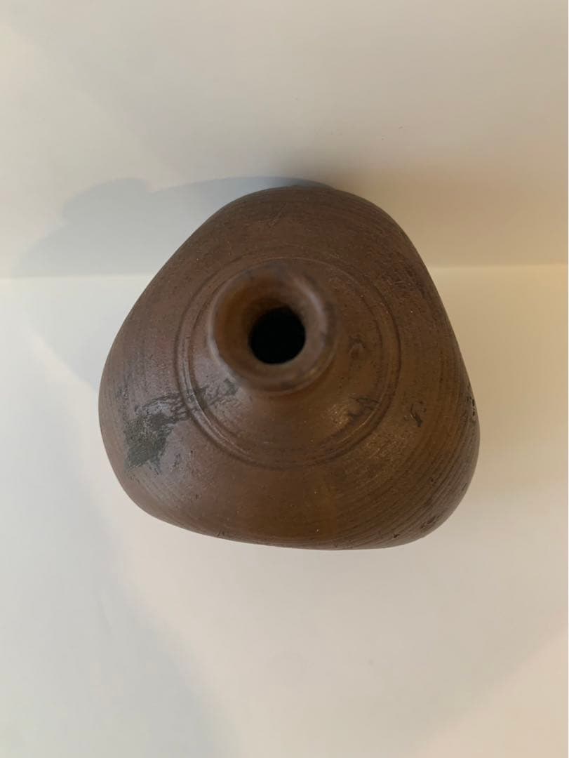 古備前焼　人形徳利　木村庄三郎