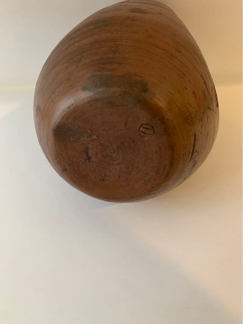 古備前焼　人形徳利　木村庄三郎