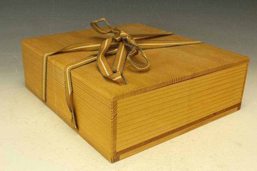 suetosh.k 平安象彦作 飛鶴蒔絵 硯箱 未使用 共箱(LC820)