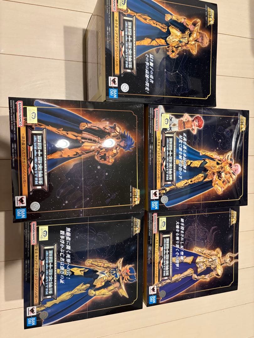 セット売り　聖闘士聖衣神話EX 黄金聖闘士リバイバル版 5体