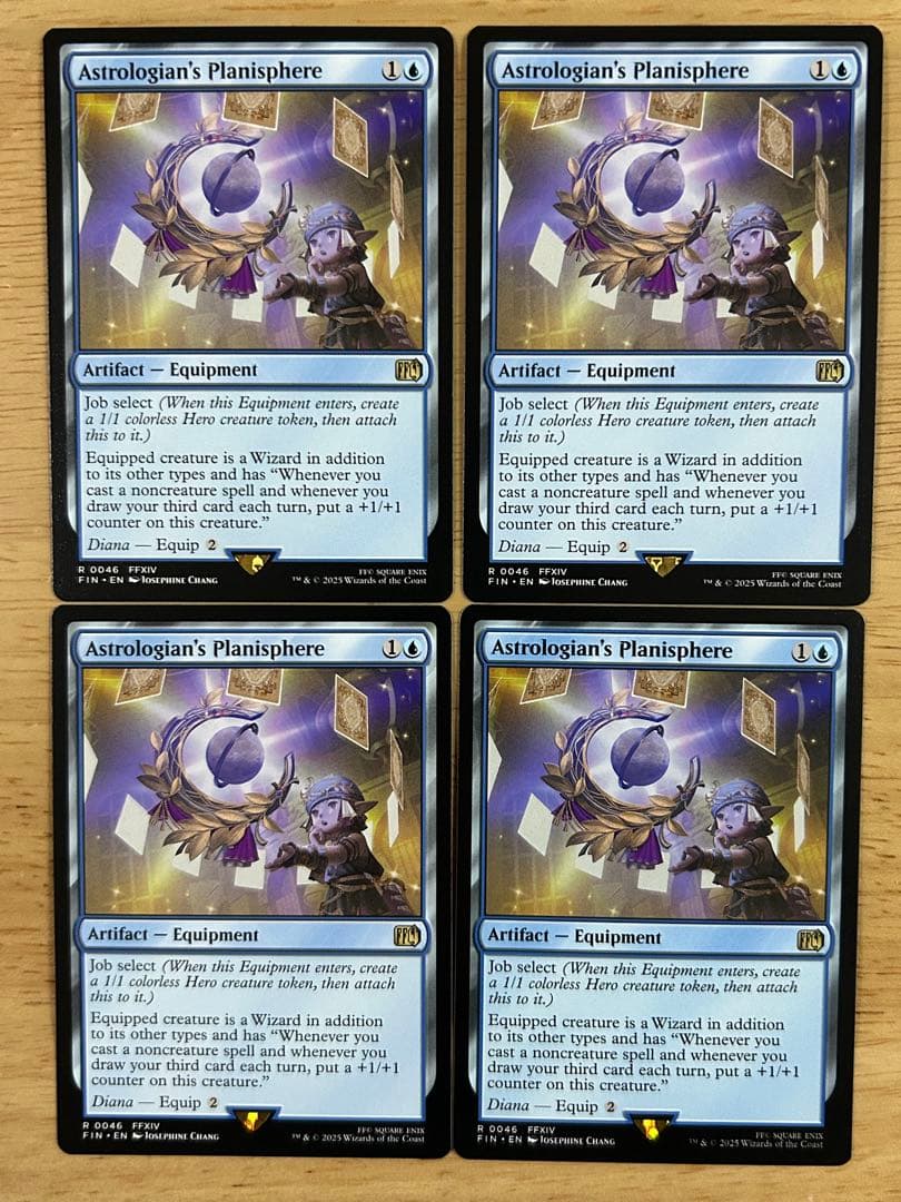 MTG 「占星術師」の天球儀 英語版 4枚セット