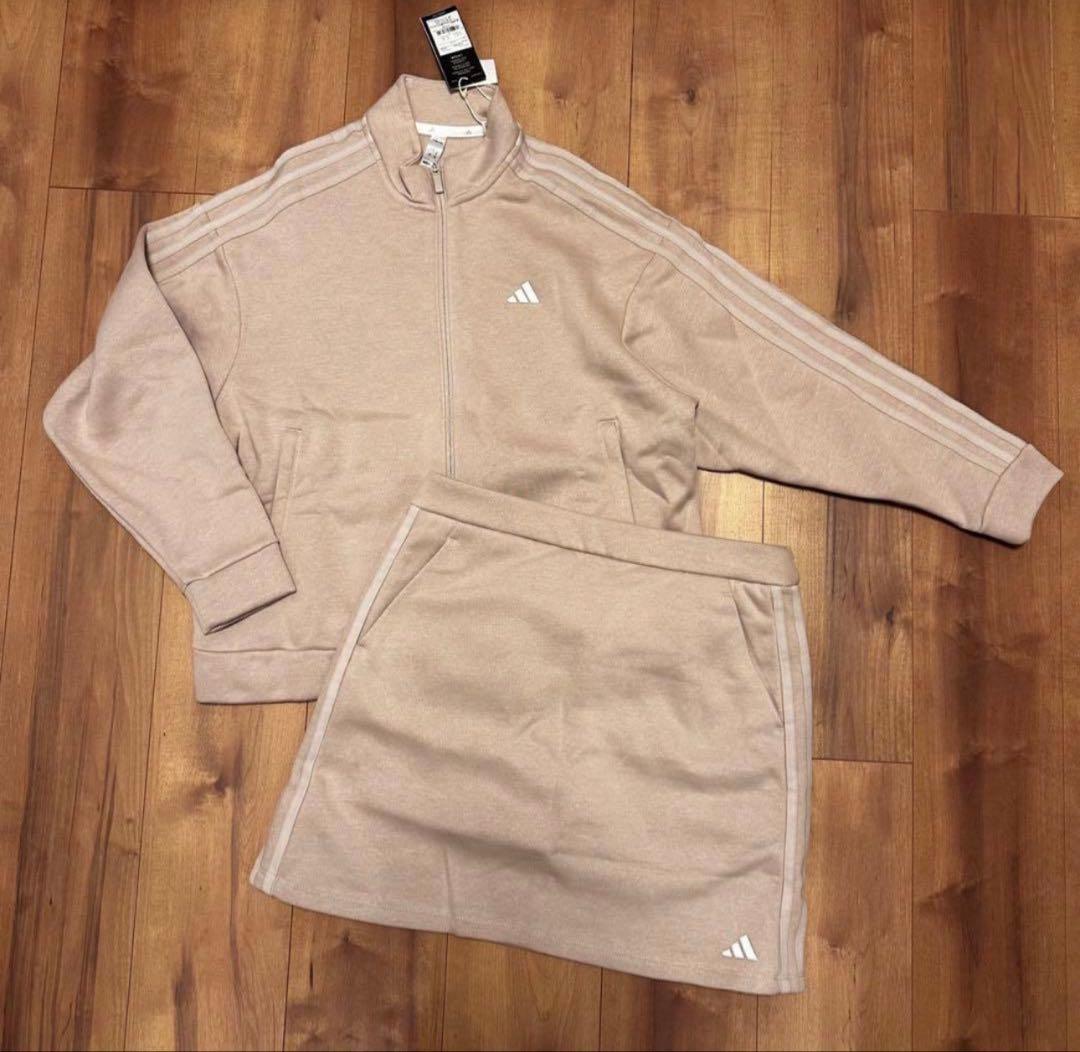 長袖　トレーナー　裏起毛　セットアップ　スリーライン　秋冬　ゴルフウェア　新品