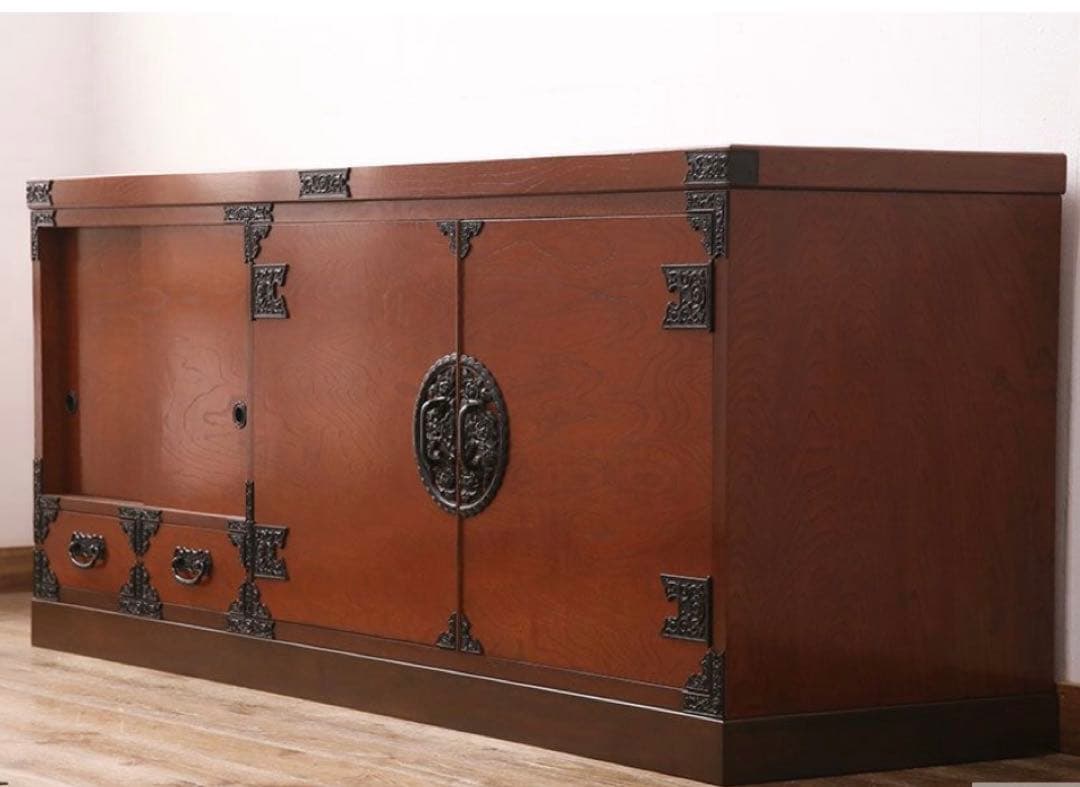 【送料18,500円込】★リペア済古家具★ 176cm奥行 52cm高さ74cm