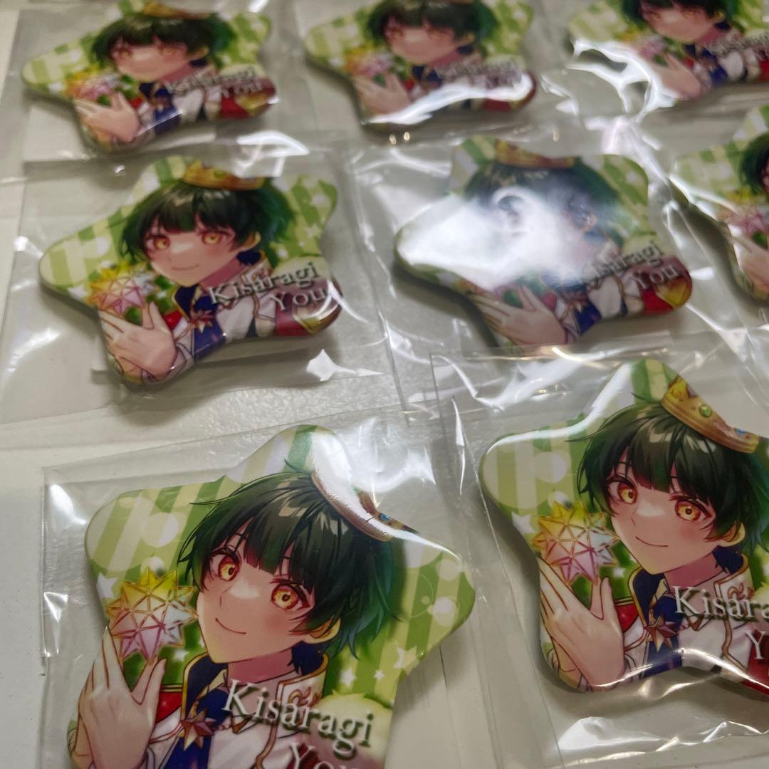 お値下げa13. すたぽら　如月ゆう　生誕記念　星型缶バッジ