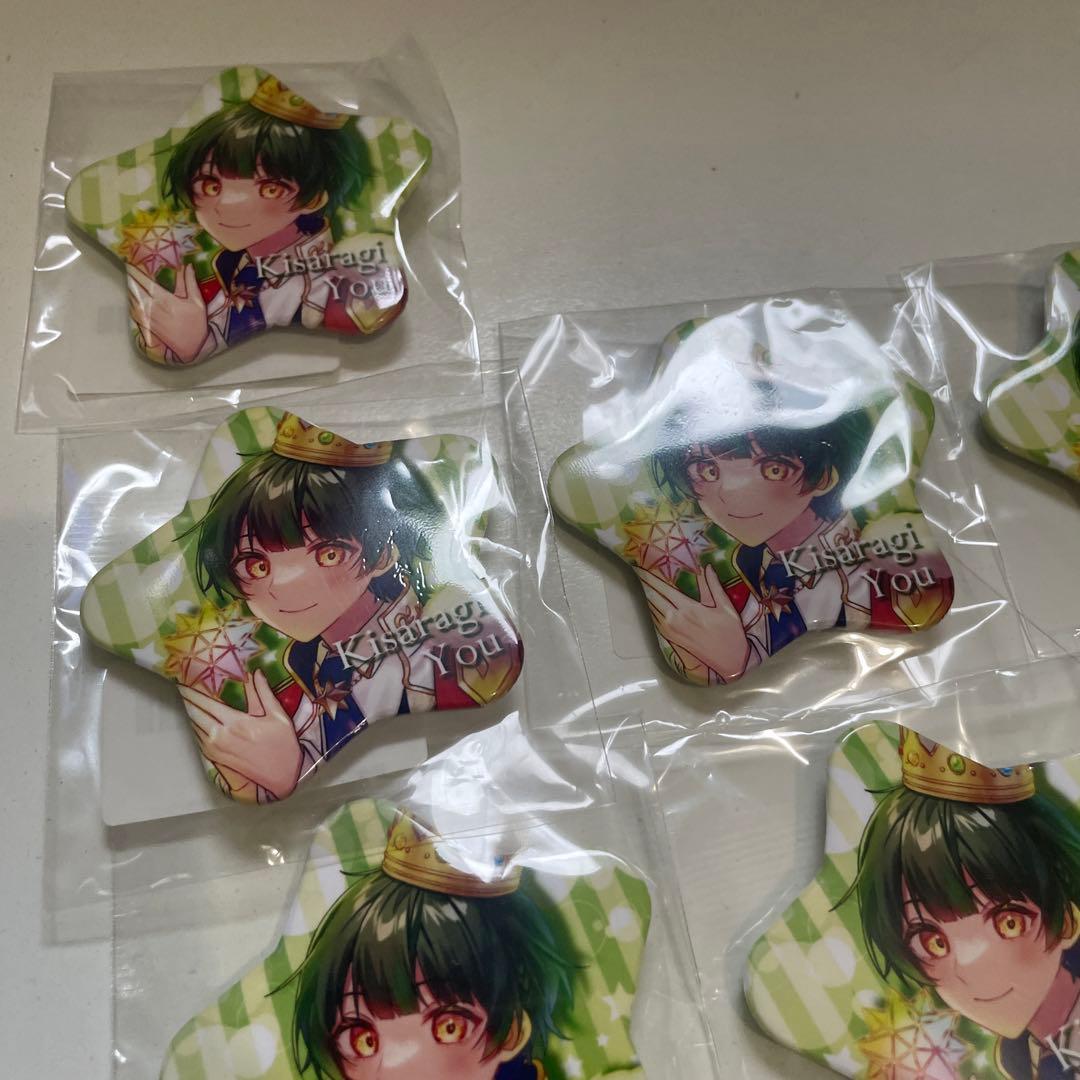 お値下げa13. すたぽら　如月ゆう　生誕記念　星型缶バッジ