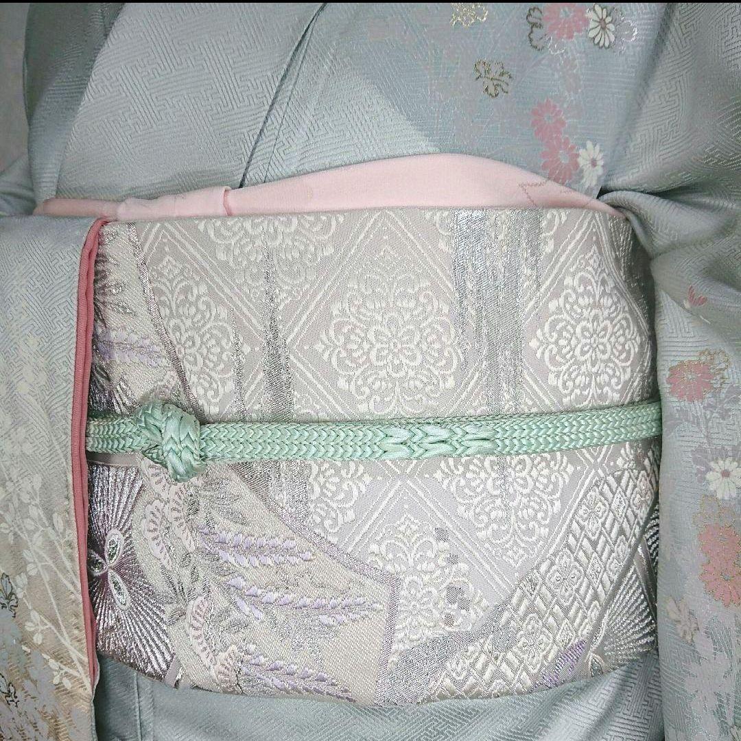 Mの正絹 訪問着 4点 フルセット 入学式 卒業式 結婚式 お宮参り