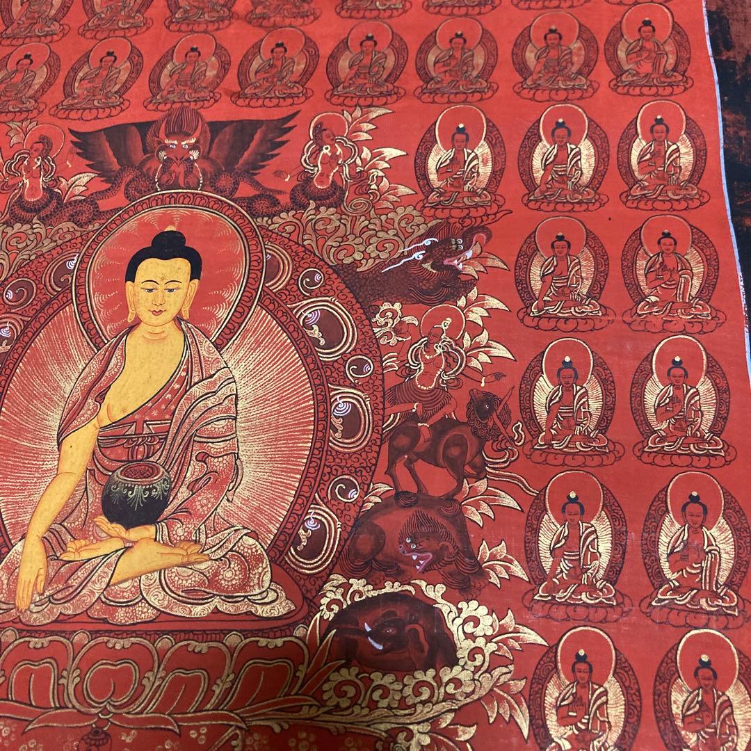 仏陀　タンカペイント