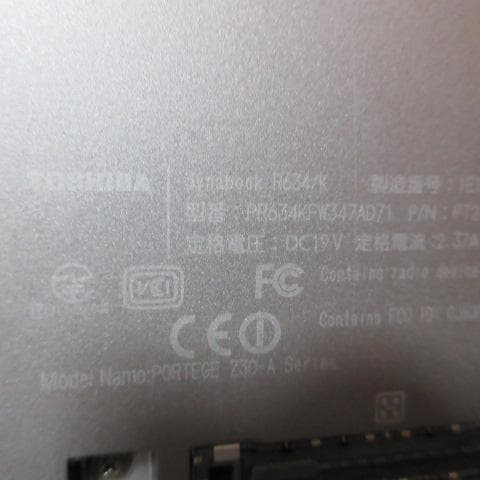 ⑫TOSHIBA dynabook R634/Ki5-4200U 128GB