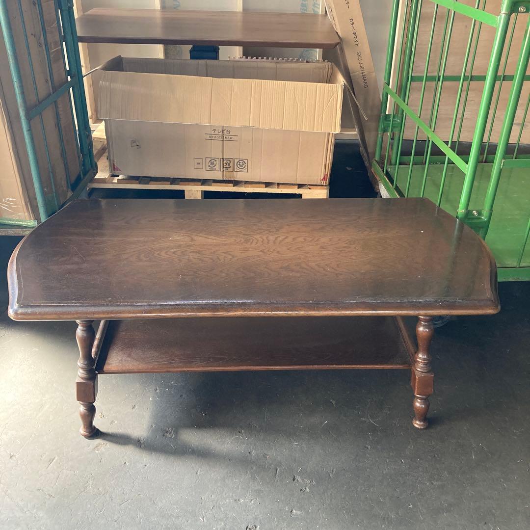飛騨産業　アンティーク 木製テーブル　　ローテーブル