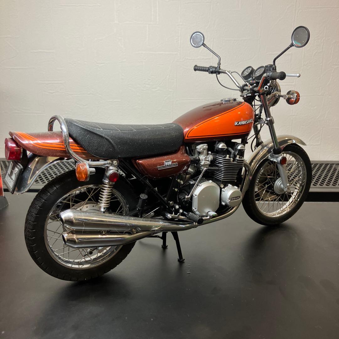 ミニチャンプ カワサキ Z1 火の玉 1/6 激レア ダイキャストバイク 旧車