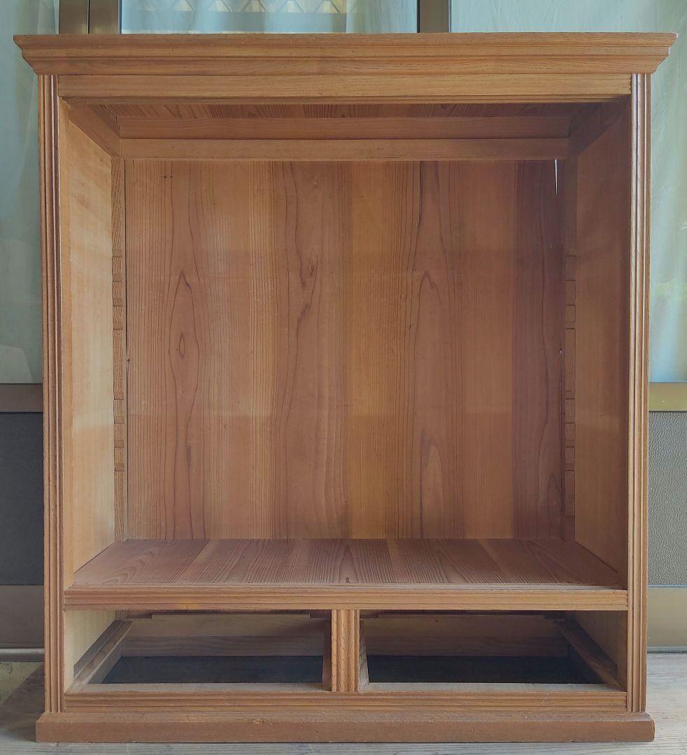 【状態良】書棚 本棚 食器棚 レトロ アンティーク 陳列棚 店舗 什器 骨董