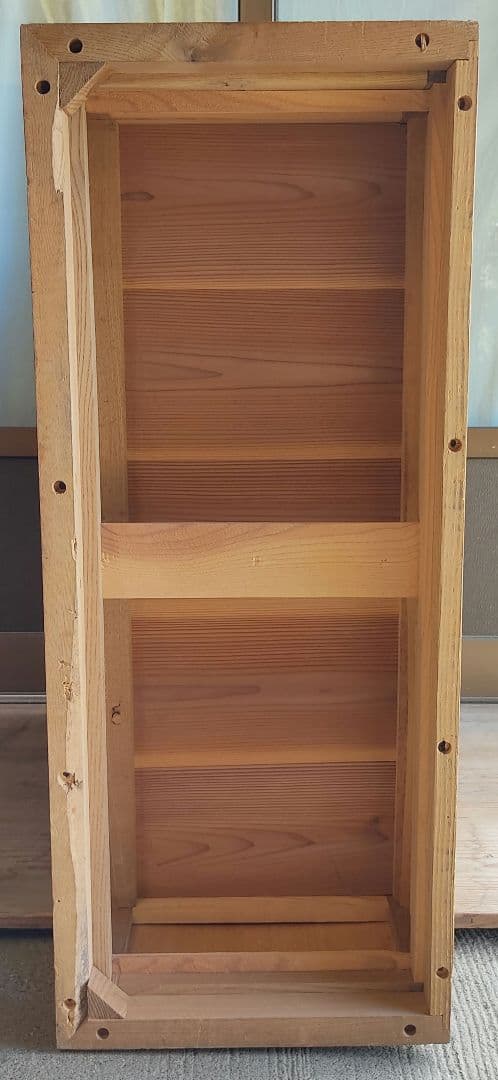 【状態良】書棚 本棚 食器棚 レトロ アンティーク 陳列棚 店舗 什器 骨董