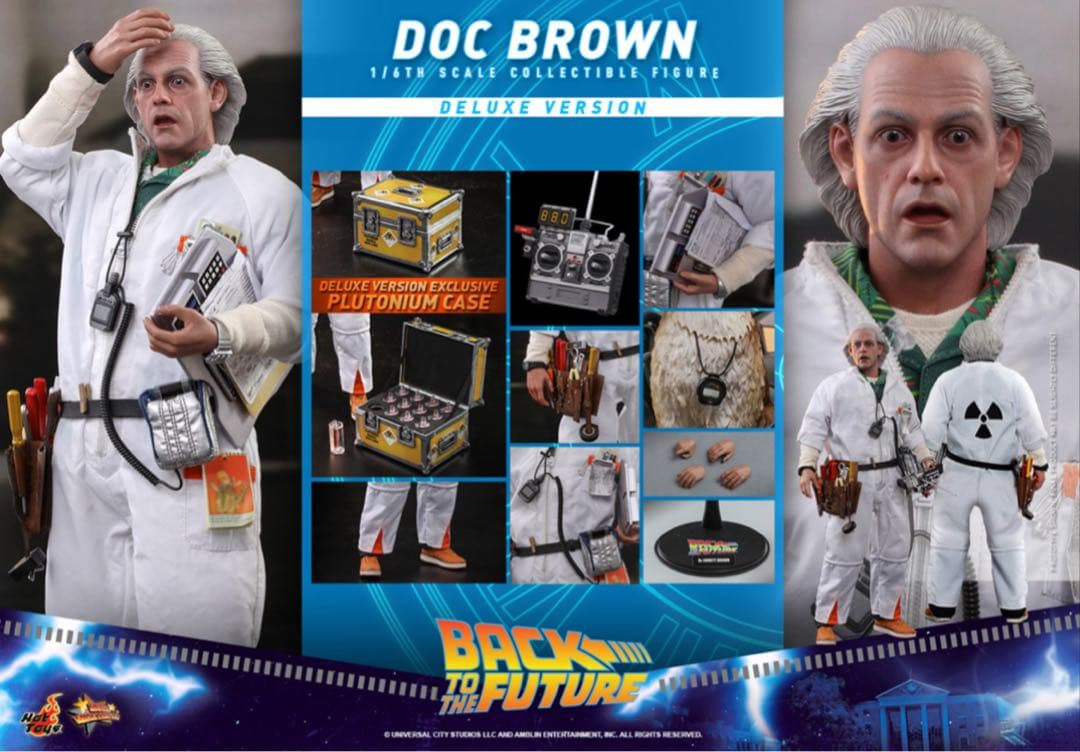 ホットトイズ 『バック・トゥ・ザ・フューチャー』 エメット・ブラウン博士(DX)