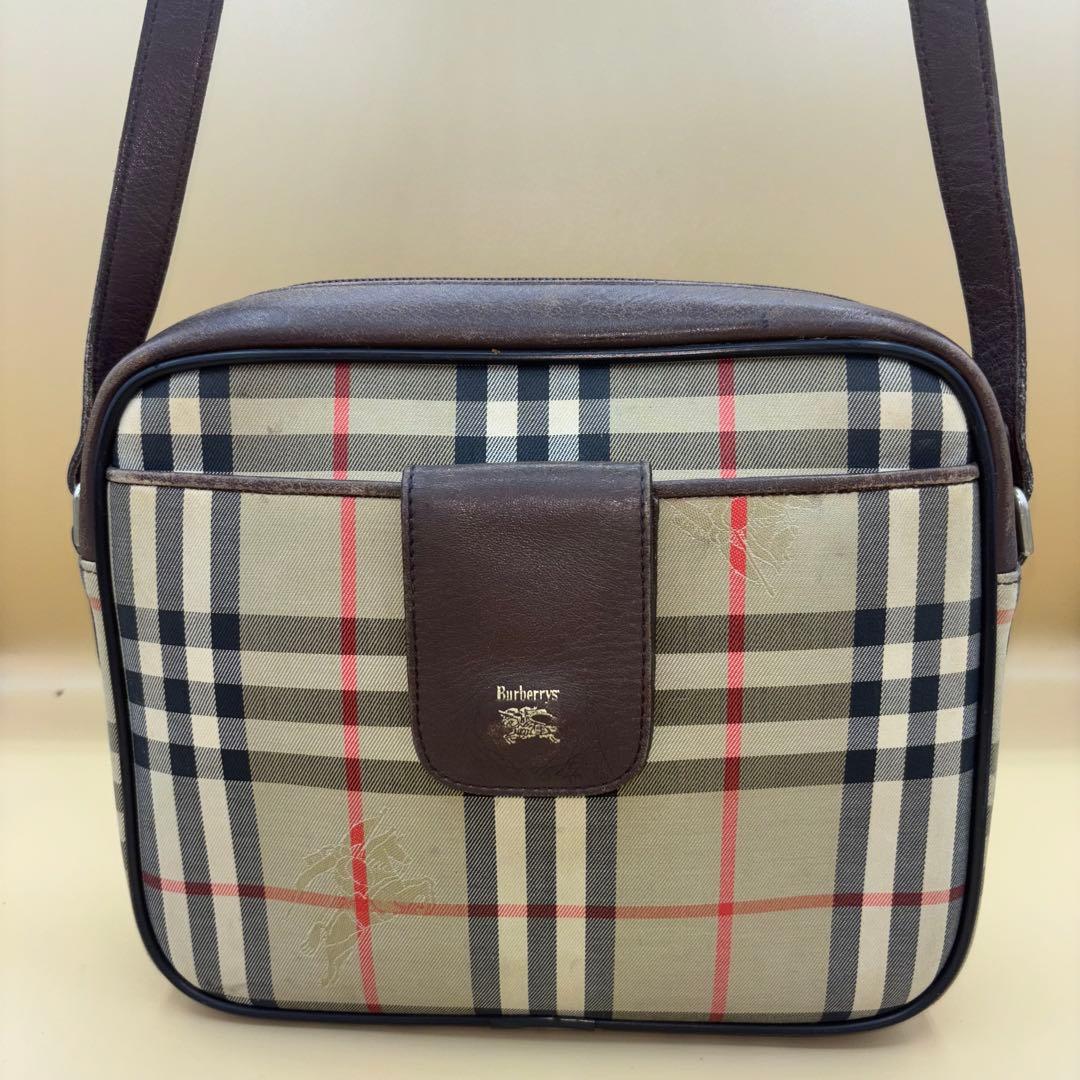 Burberrys バーバリーズ ノバチェック シャドーホース ショルダーバッグ