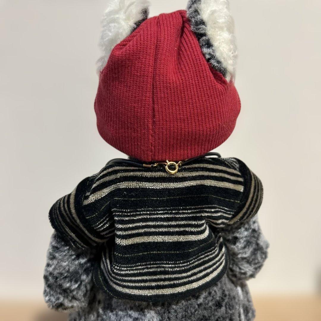 ねこのアート　ハンドメイドぬいぐるみ　超希少 90sヴィンテージ タグ付き