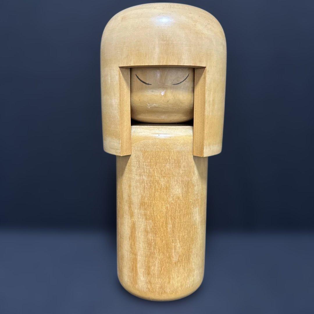 石田とみお作 童女 近代名作こけし 26センチ