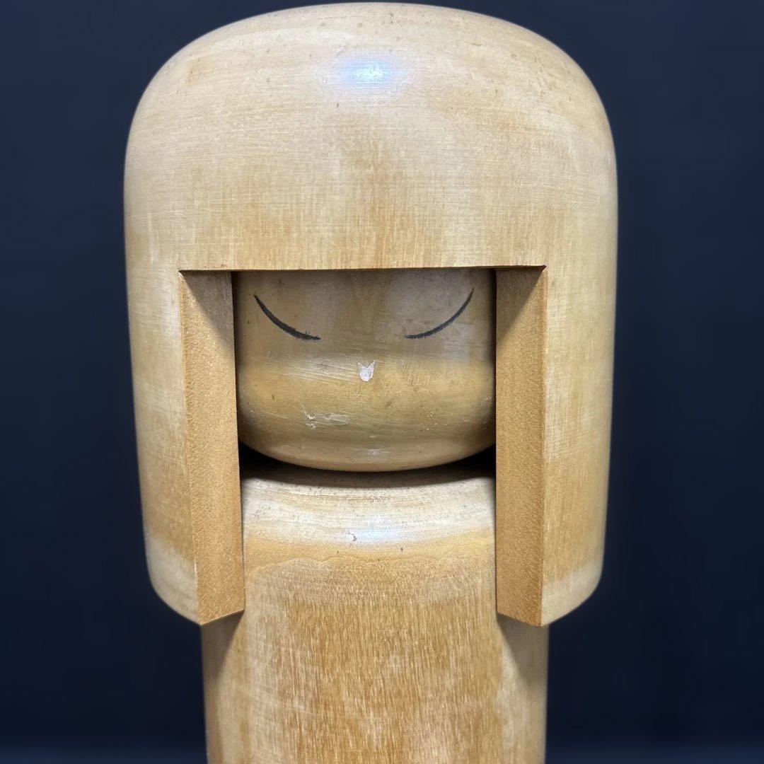 石田とみお作 童女 近代名作こけし 26センチ