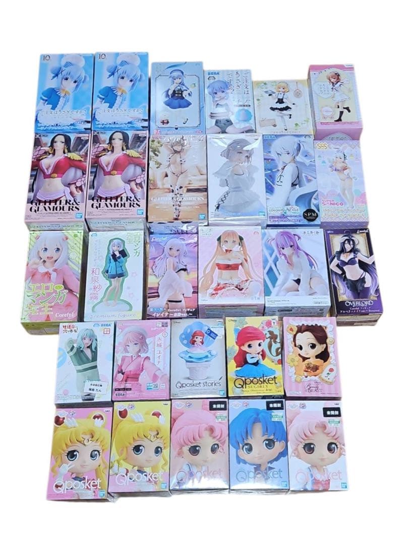 最終価格!!フィギュアまとめ売り ワンピース.オーバーロード.ディズニー